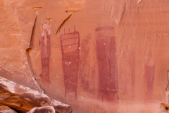 Pictographs from Black Dragon Canyon in Utah