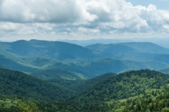 Scenic Overlook along the Blue Ridge Parkway