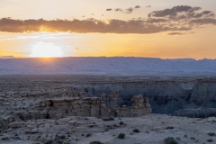 Sunset at Moonscape Overlook