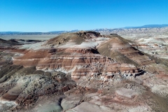 Drone Shot of Bentonite Hills