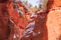 Photo of Peek A Boo Canyon in the Winter