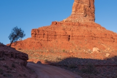 Photo of Castle Butte in the Valley of the Gods