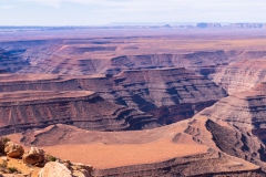 Photo taken at Muely Point.  Monument Valley is in the far background.