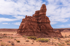 Photo of a Castle on the road to Goblin Valley