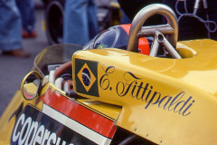 Photo of F1 Copersucar with driver Emerson Fittipaldi.  1977 F1 LBGP