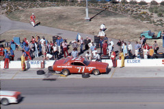 Photo of a NASCAR race at Ontario Motor Speedway