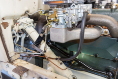 The Weber carb and custom linkage