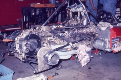 Photo of a Ferrari F1 Flat 12 Engine at the 1976 LBGP