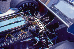 Photo of F1 Ligier engine.  1977 F1 LBGP