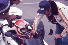 Photo of F1 Surtees with driver Hans Stuck. 1977 F1 LBGP