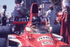 Photo of F1 McLaren and James Hunt.  1976