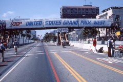 Photo of the Start Finish Line.  1976 F1 LBGP