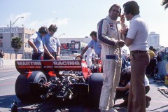 Photo of F1 Brabham and Carlos Reutemann.  1976